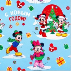 Бумага упаковочная "Микки Маус", 50*70 см